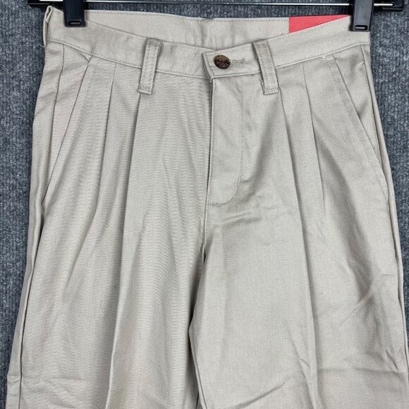 NEW IZOD‎ Boy's Pleated Trouser Pants Khaki SZ 8 - Picture 2 of 8